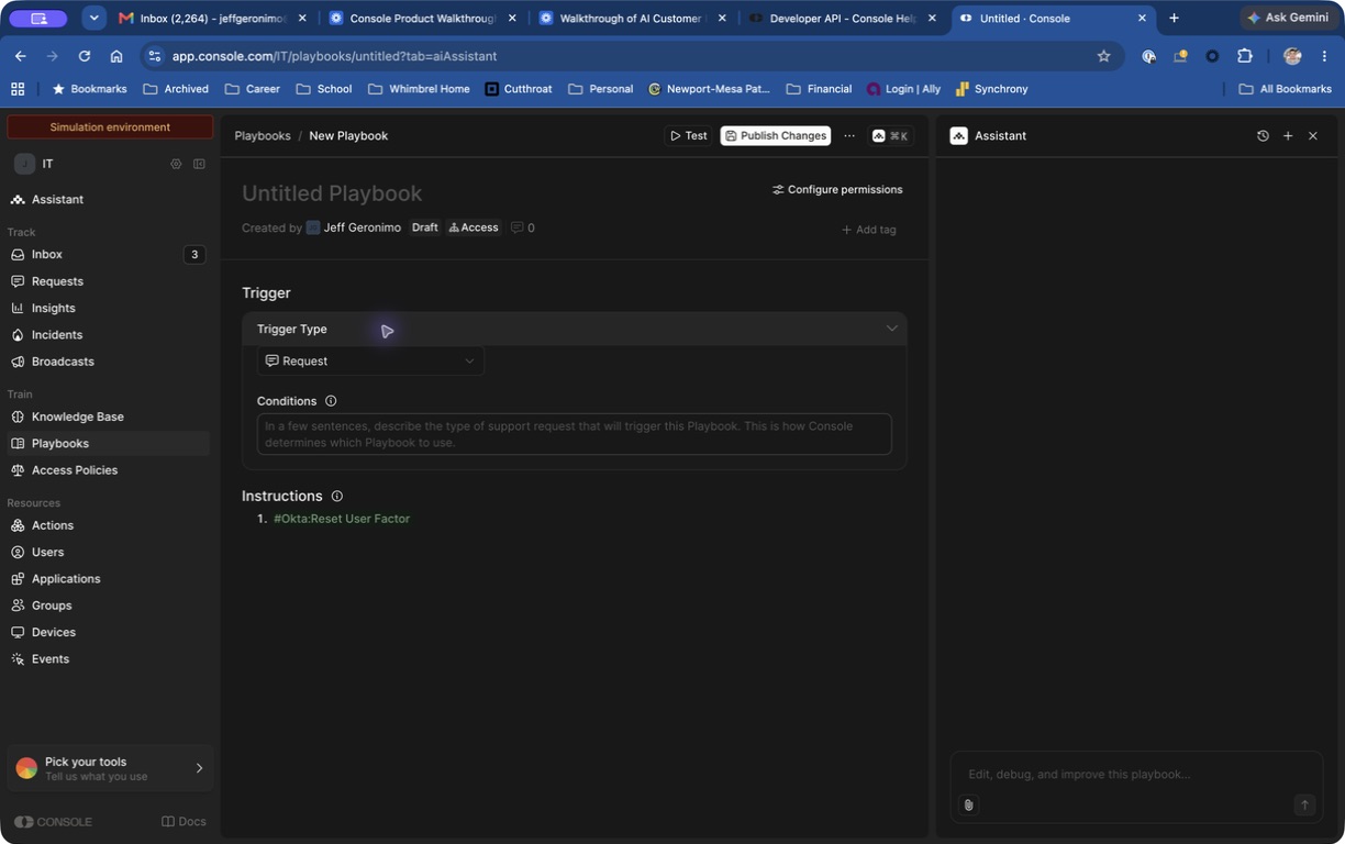 Action configuration panel with Confirm with user and Require approval